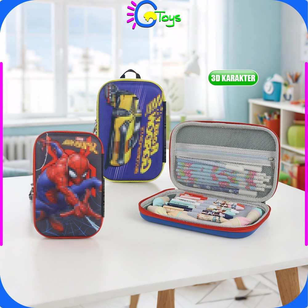 

CR-A82 Kotak Pensil 3D Karakter Kartun Lucu / Tempat Pensil Anak Sekolah / Kotak Pensil Besar Pencil Case Cartoon / Tempat Pinsil Kotak Besar Alat Tulis Import