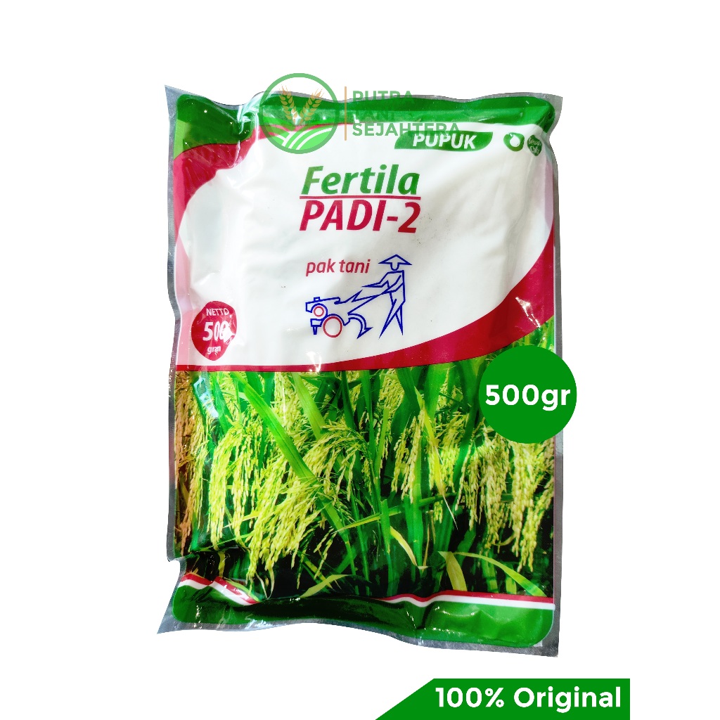 Pupuk Fertila Padi 2 Pak Tani 500gr unsur hara makro dan unsur hara mikro lengkap