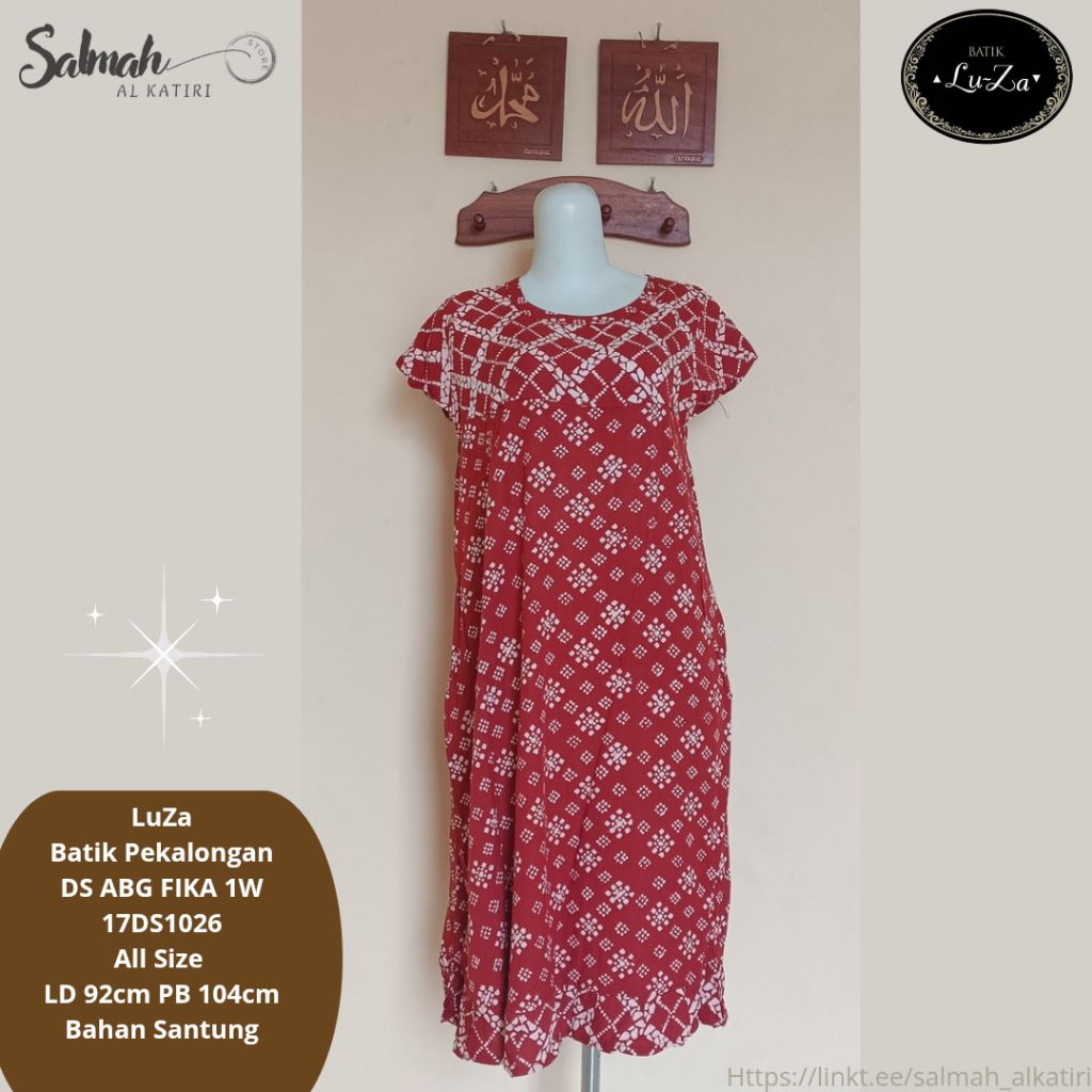 Daster LuZa Batik Pekalongan DS ABG FIKA 1W