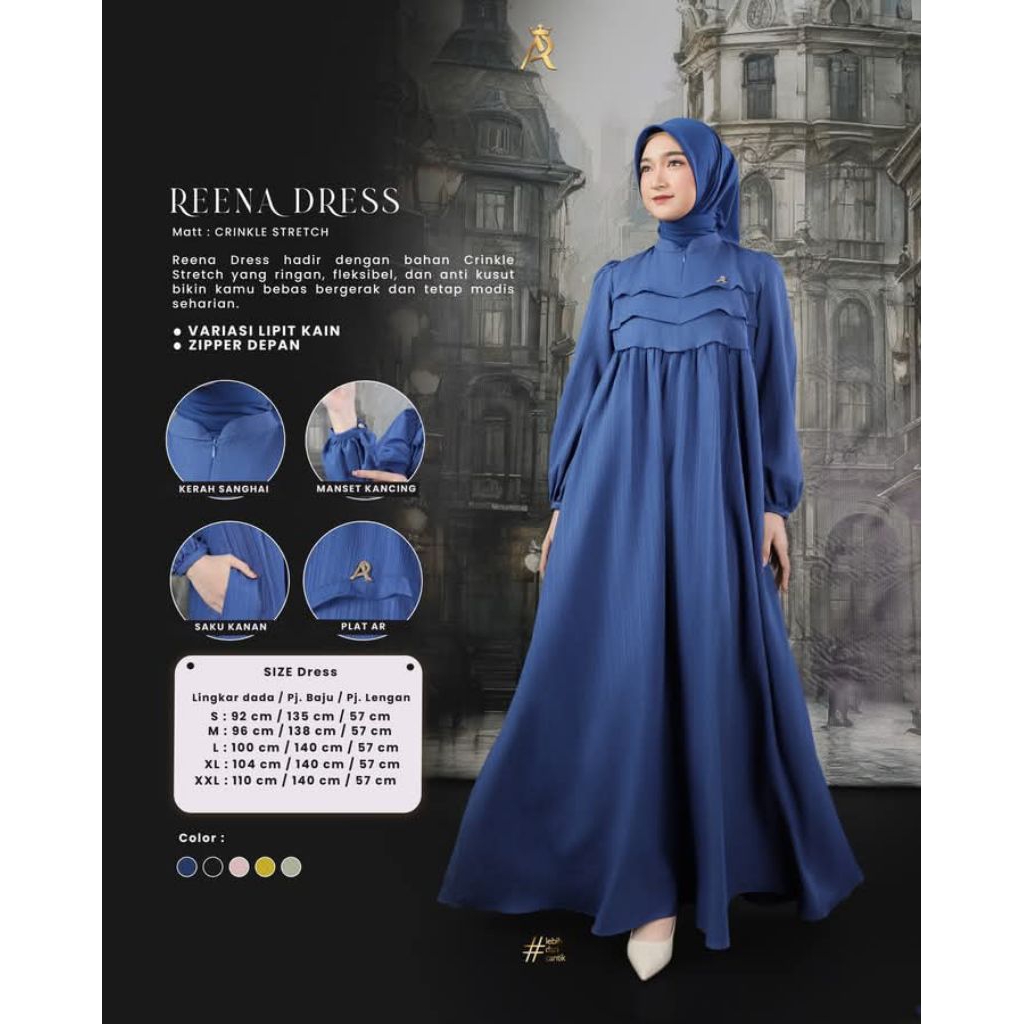 REENA DRESS Formal /  Non formal  by arrafi