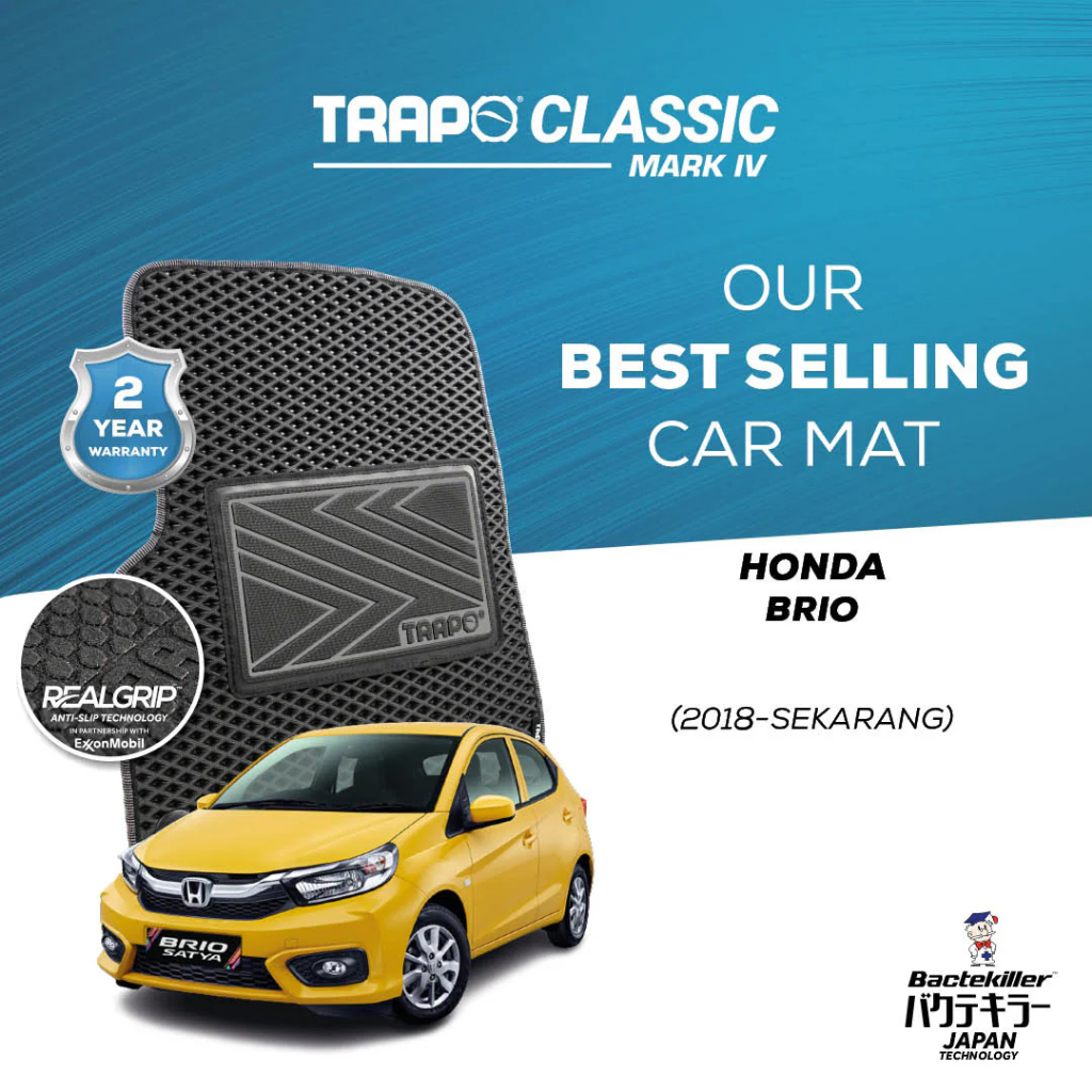 Karpet Mobil Trapo Honda Brio (2016-Sekarang) Karpet Mobil Brio Fullset