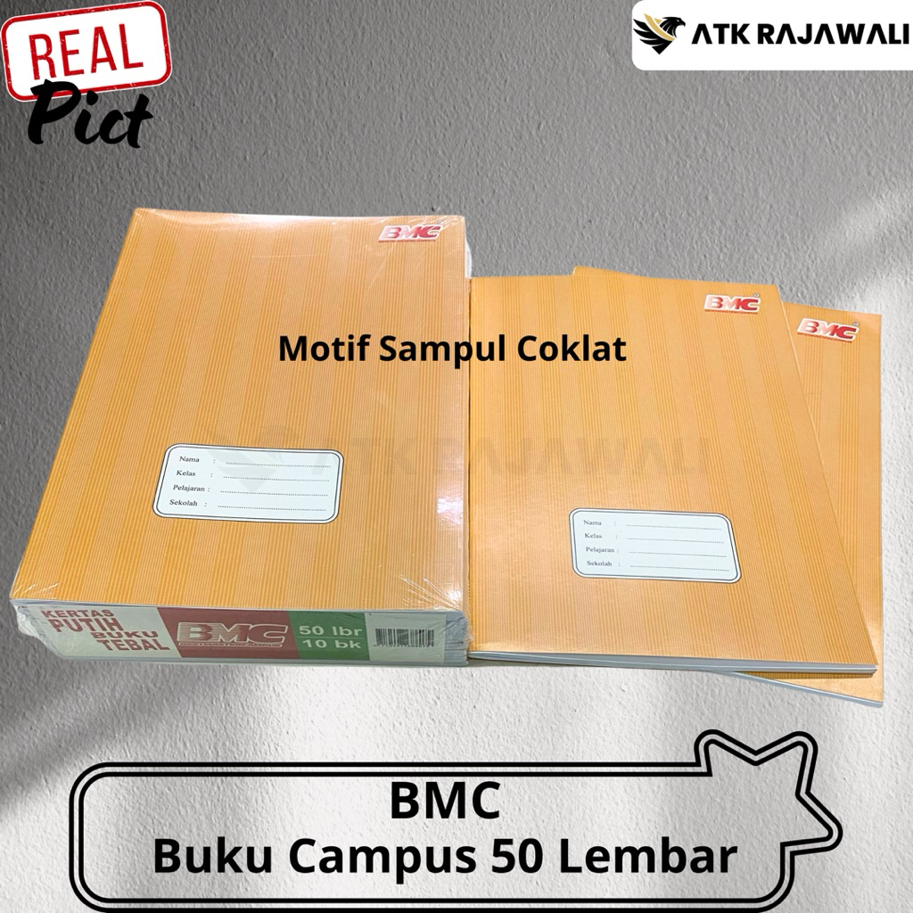 

Buku Tulis Campus BMC 50 Lembar / Motif Craft 10 Pcs Buku