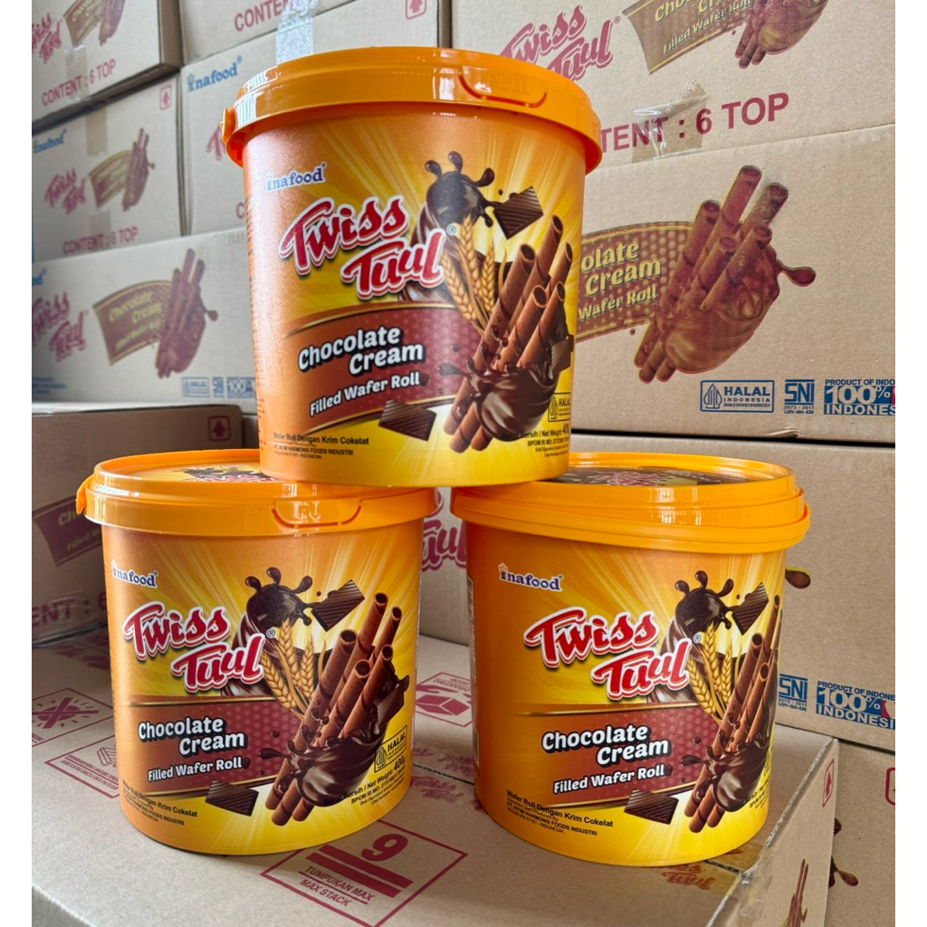 

TWISS TUUL astor coklat timba 1 karton isi 6
