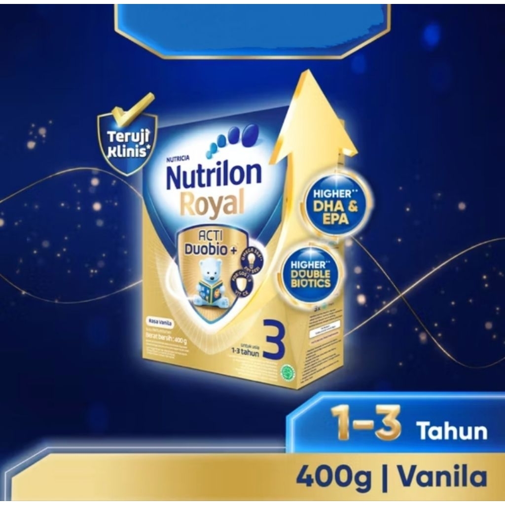 

Nutrilon Royal 3 Vanila 400g Susu Bubuk 1-3 Thn