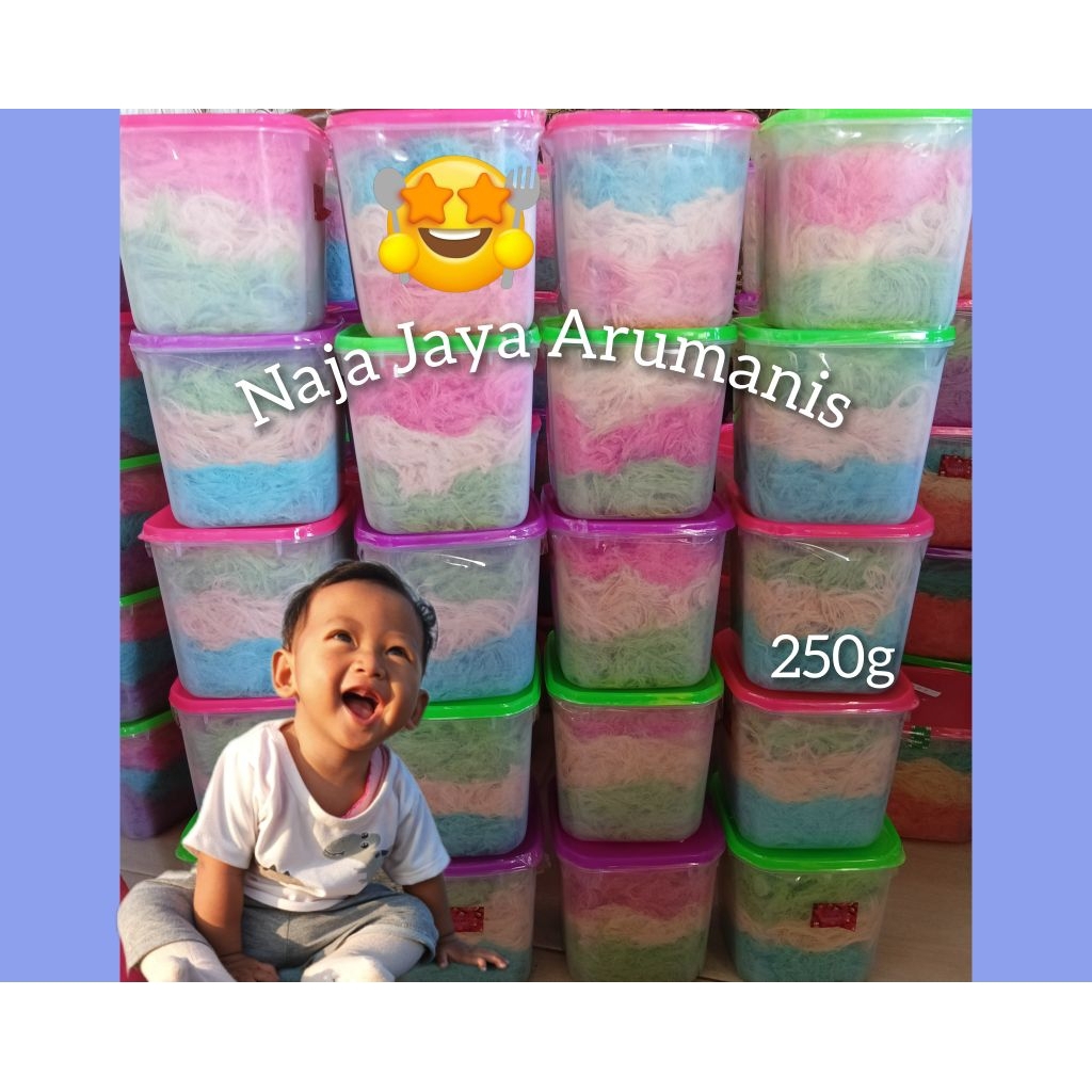 

Arbanat Rambut nenek 250g toples (free kardus)