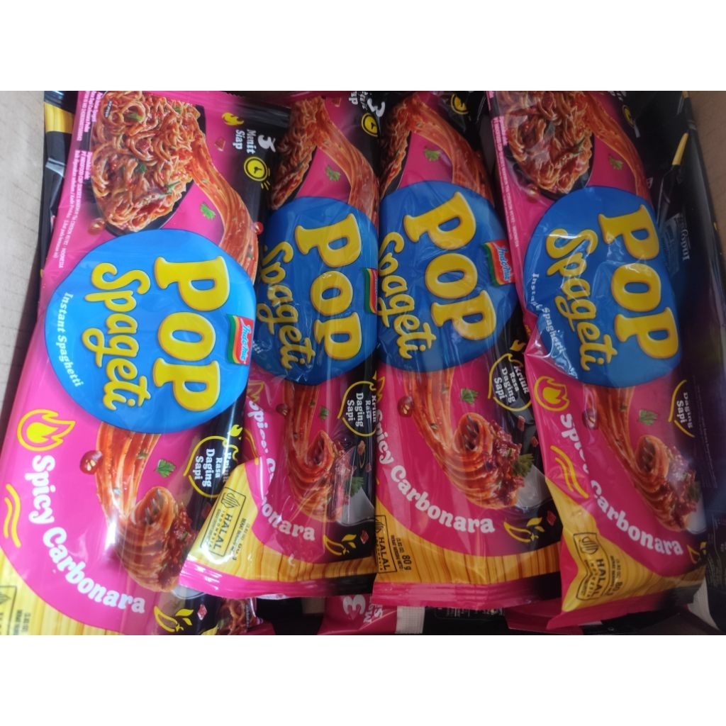 

indomie pop spageti mie instan 80gr