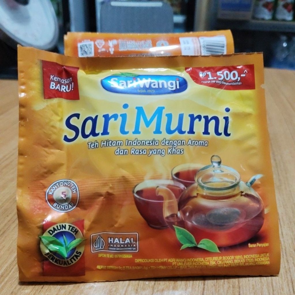 

Teh Celup Sari Murni/ teh sari wangi rencengan