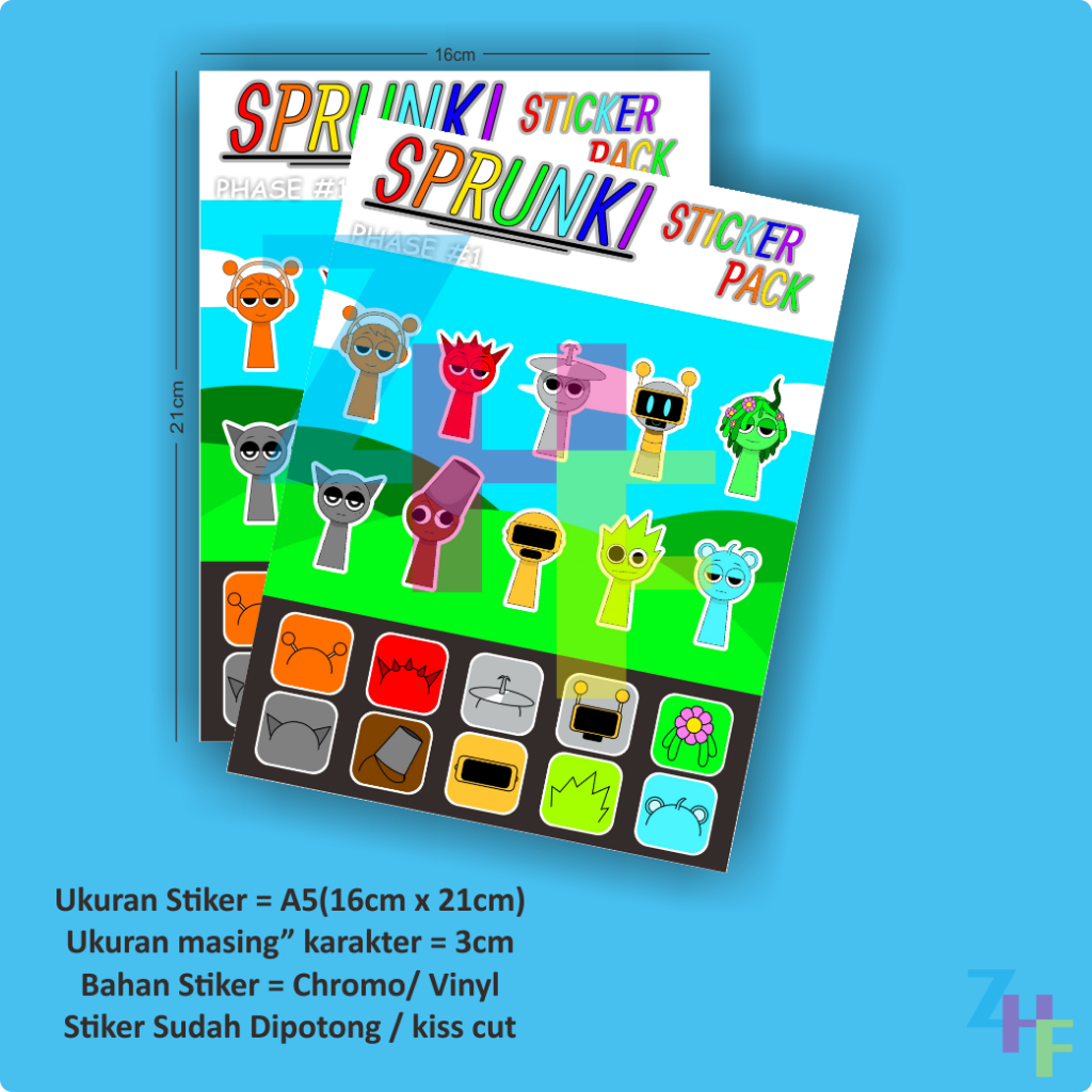 

Spunki Sticker Pack Phase #1(Normal Phase) Full Karakter