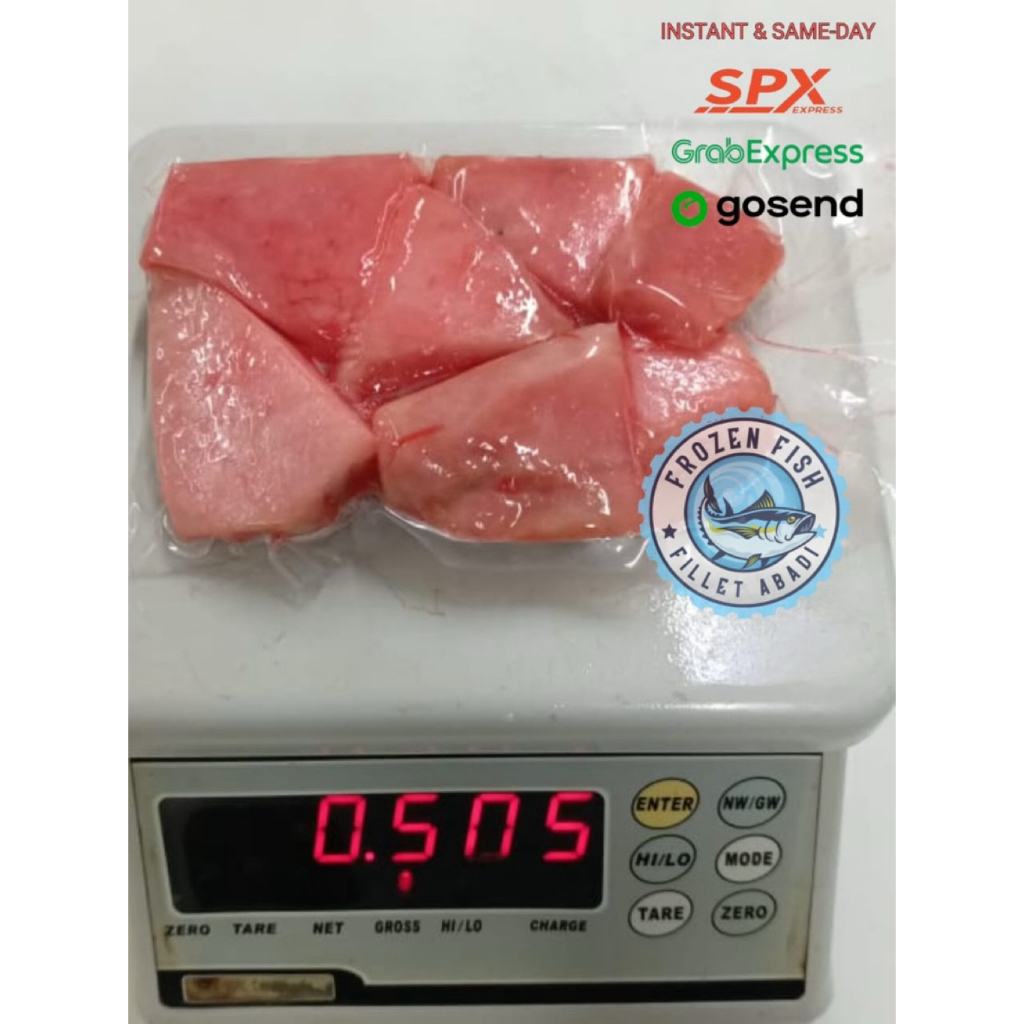 

Ikan Tuna Parcel MDL YellowFin Premium 500gram Grade Export Best Quality