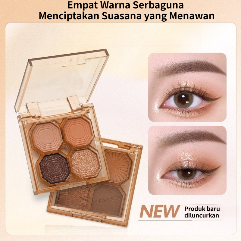 BATAM RS eyeshadow DIKALU palette make up Blush/Highlighter/Glitter/Pearl/Matte/Mini Gemstone Four-C