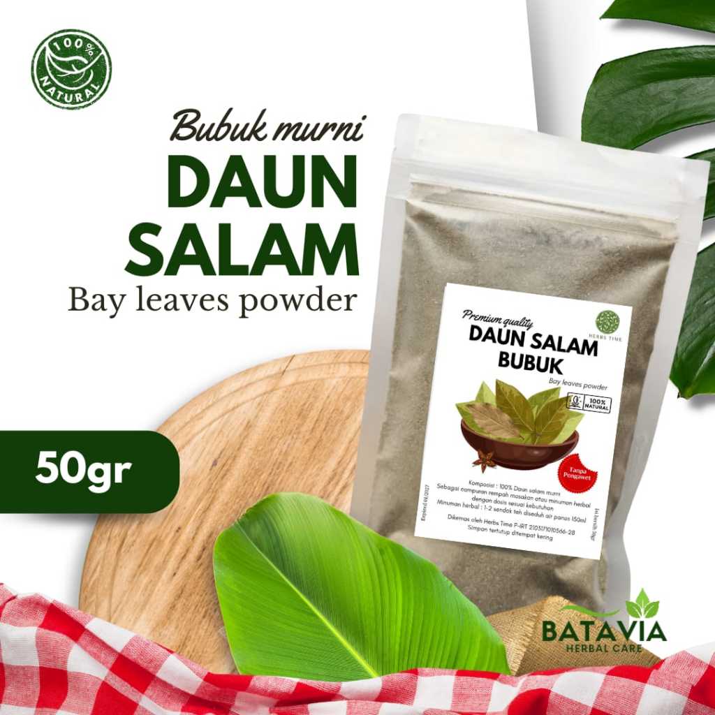 

Daun Salam Bubuk Murni Rempah Asli Bay Leaves Powder