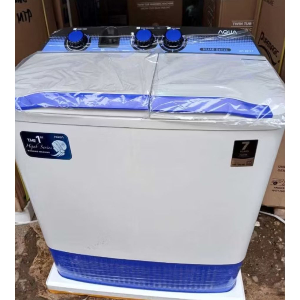 MESIN CUCI AQUA 8KG QW881XT HIJAB SERIES