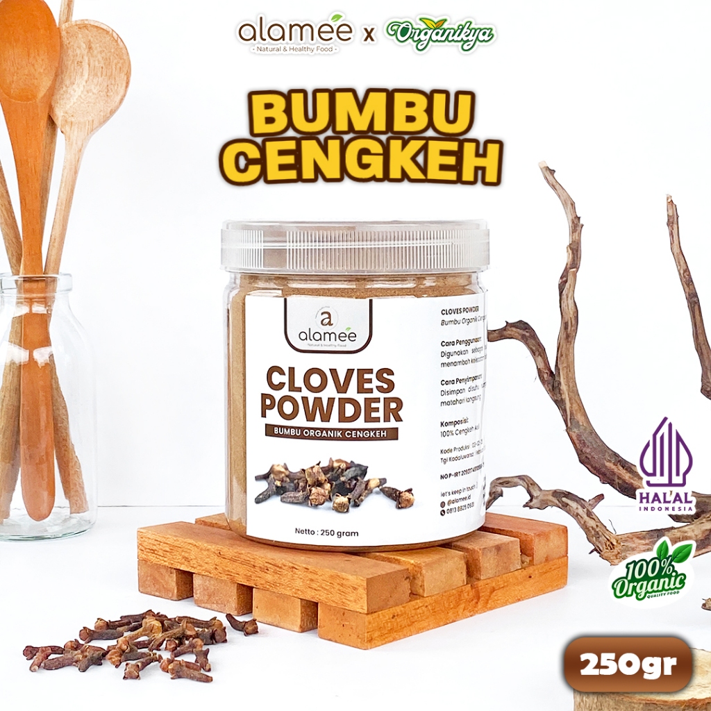 

Cengkeh Bubuk Clove Seasoning Powder Murni Asli Tanpa Campuran Bumbu Masakan Instant organikya