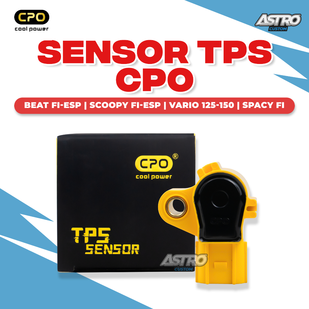Sensor TPS CPO Vario 125 150 Beat Scoopy Fi ESP 110 Spacy Revo F1 Verza Supra Fi Supra X 125 Helm-In
