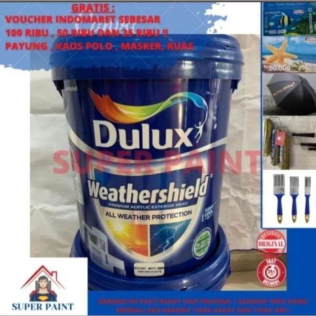 CAT TEMBOK LUAR DULUX WEATHERSHIELD
