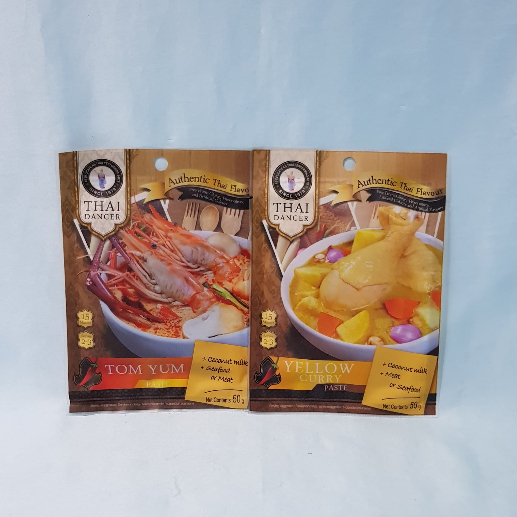 

Thai Dancer Tom Yum Paste/ Yellow Curry Paste 50g