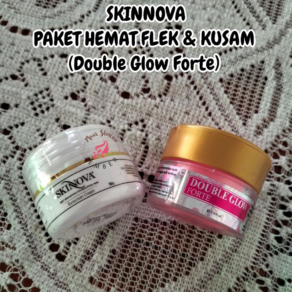 SKINNOVA PAKET HEMAT FLEK KUSAM SIANG MAL DOUBLE GLOW FORTE