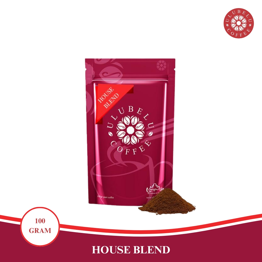 

ULUBELU COFFEE - Kopi Robusta Arabika Lampung Varian House Blend - 100 Gram