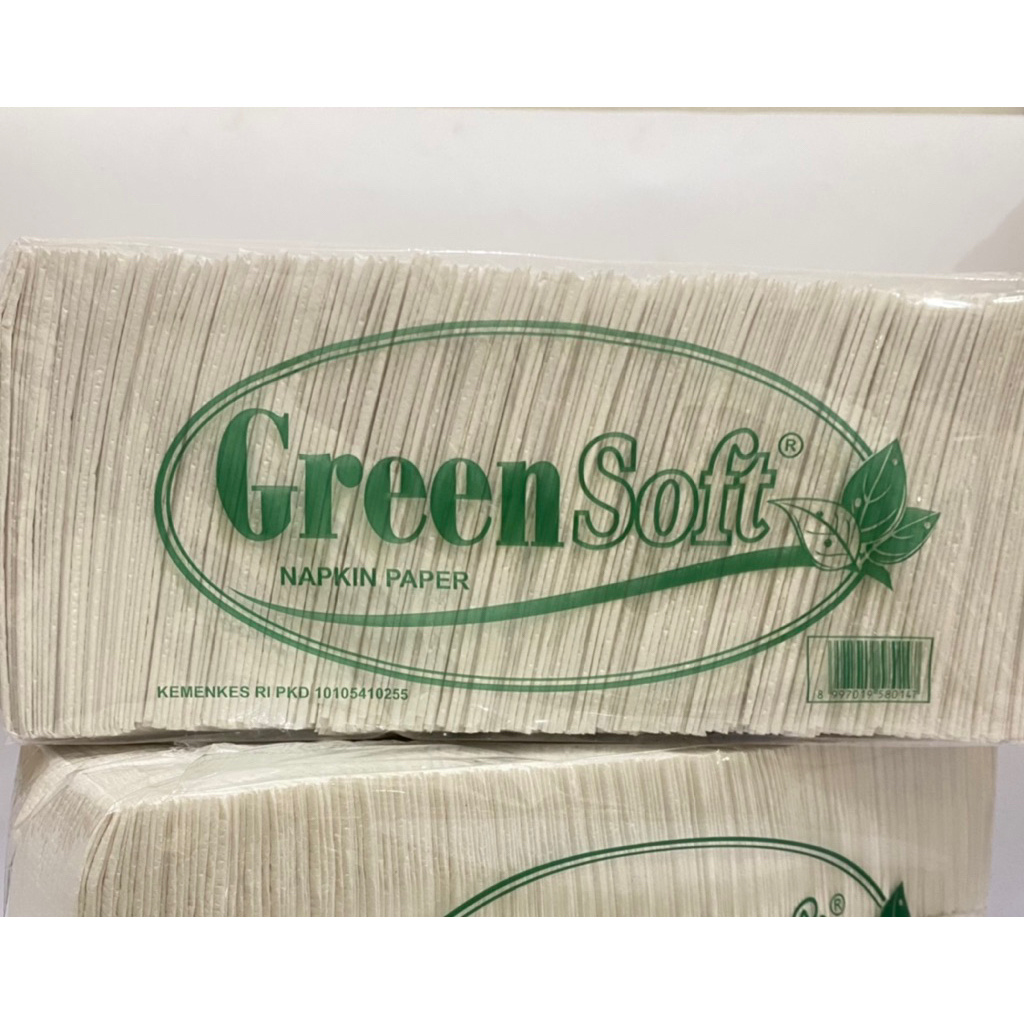 TISU GREEN SOFT NAPKIN PAPER {PAKET 5}