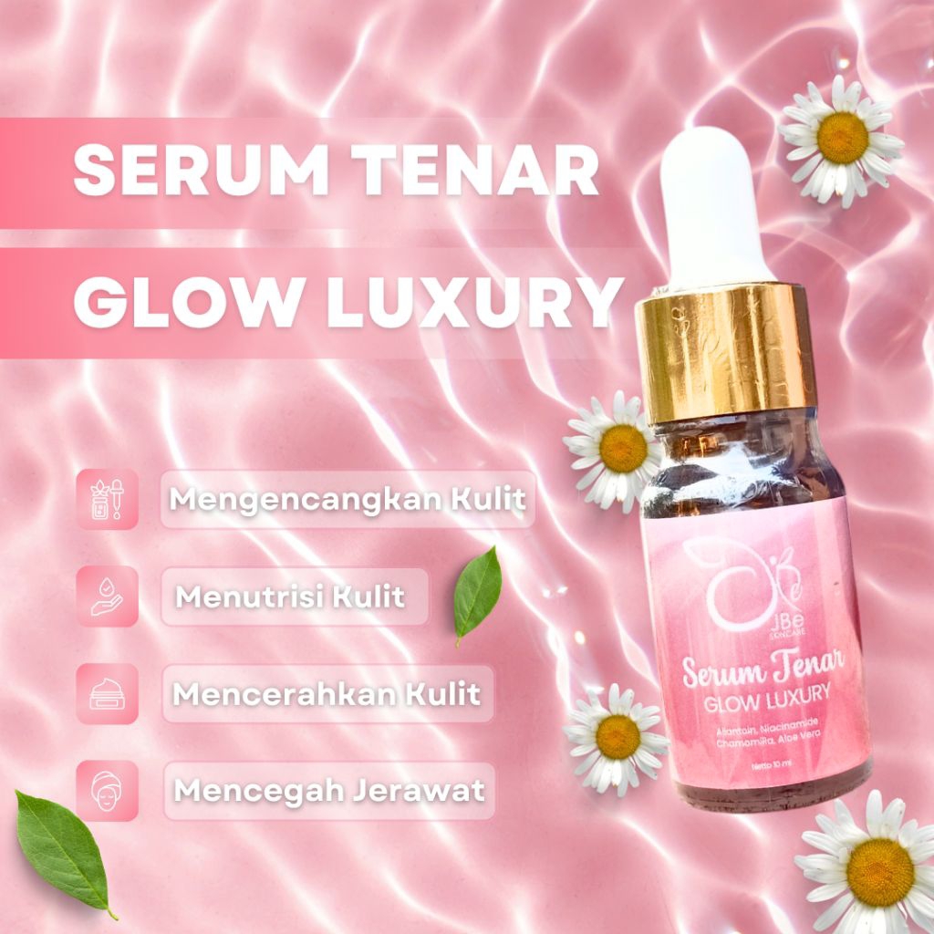 (COD) SERUM TENAR GLOW LUXURY JBE SKINCARE/ SERUM PEMUTIH WAJAH/ SERUM FLEK GLOWING