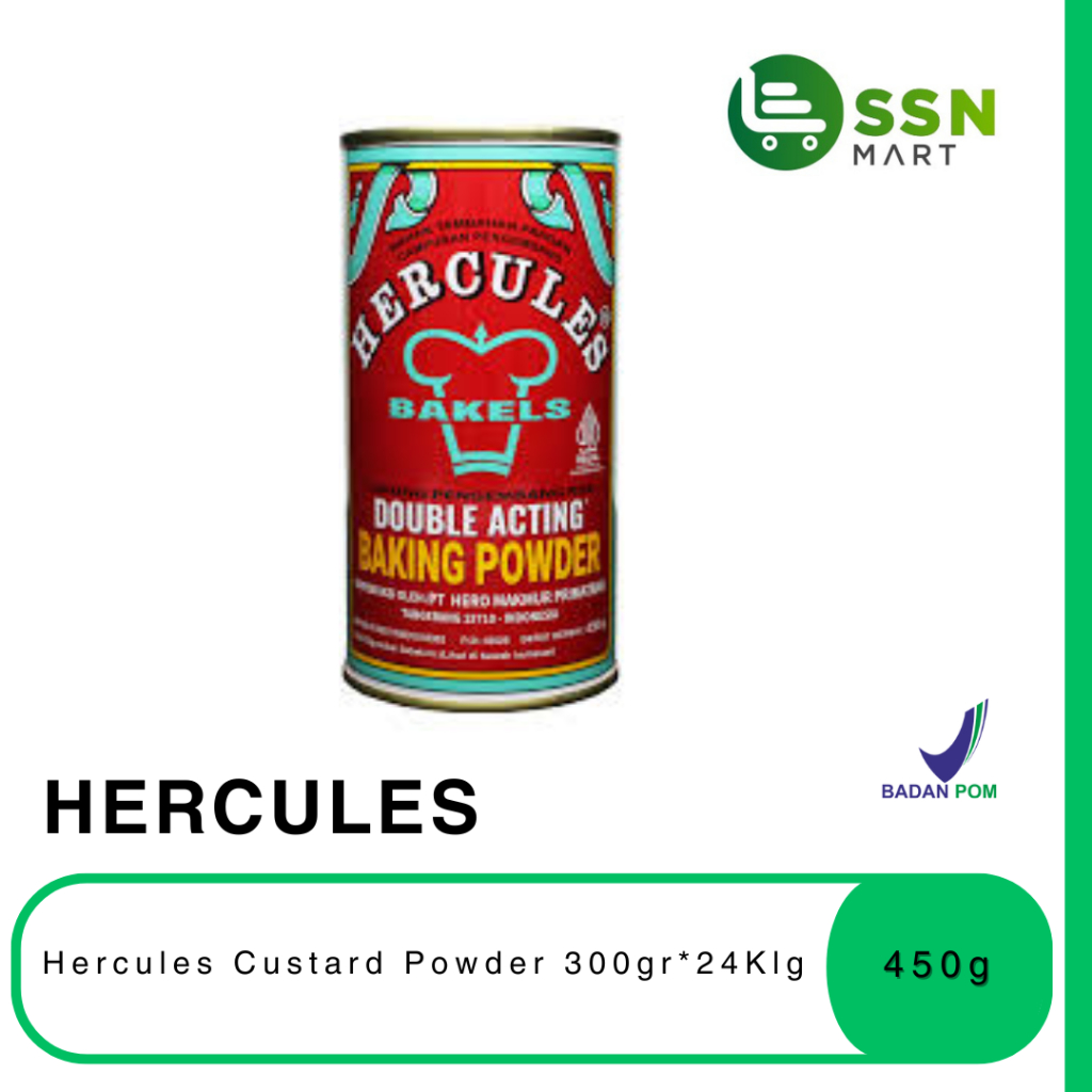 

SSNMart Hercules 450 Double Acting Baking Powder 450g