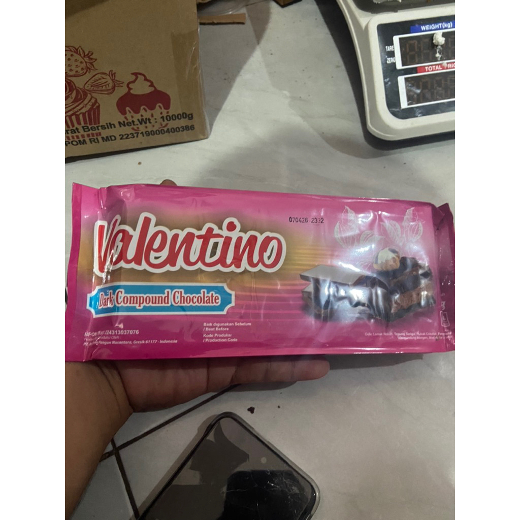 

coklat blok valentino cocok buat donat brownis