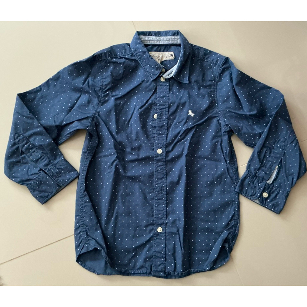 Preloved kemeja anak H&M (biru dongker)