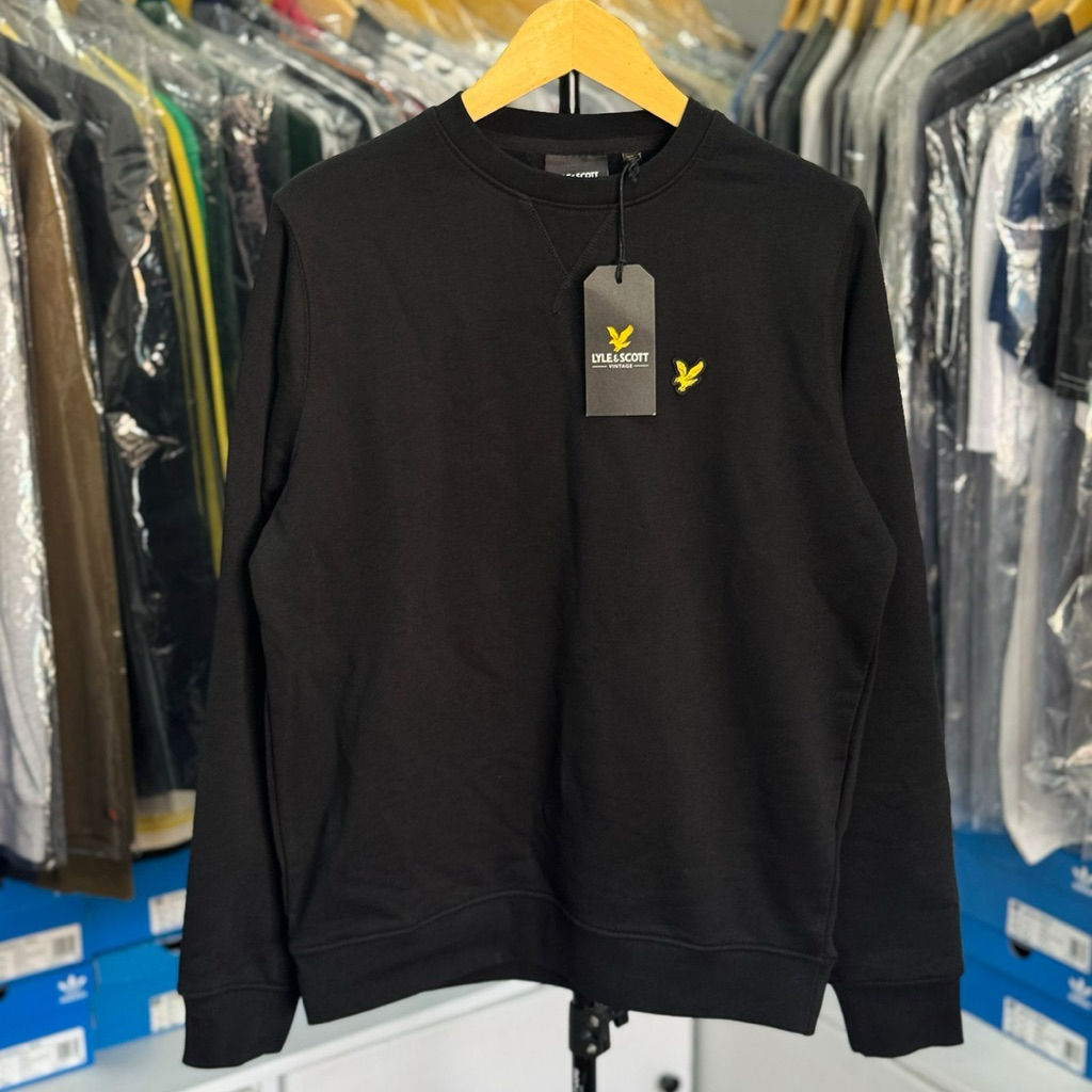Crewneck Lyle Scott Football For All Black BNWT Original 100%