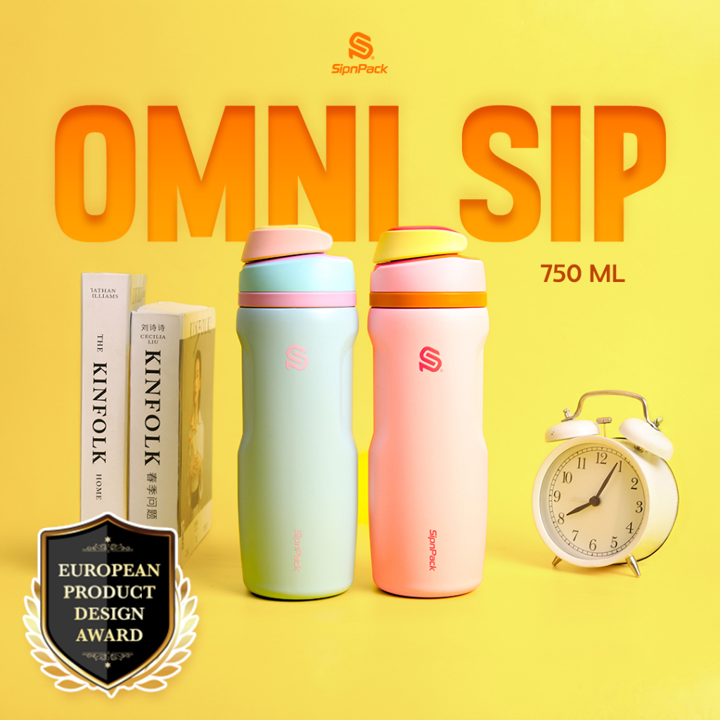 TERLARIS SipnPack OmniSip Tumbler Stainless 750 ml Botol Minum 750ml Tahan Panas / Dingin Portable