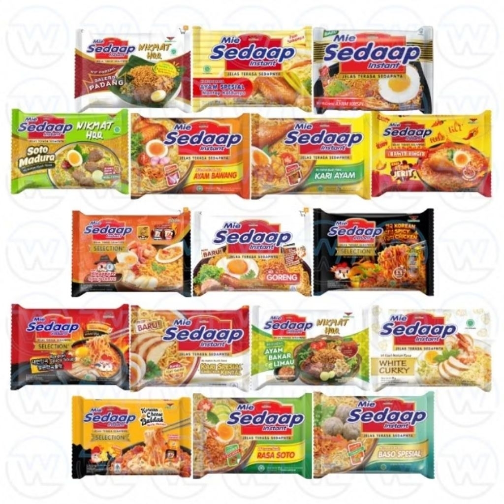 

SEDAAP SATUAN ALL VARIANT TERLENGKAP
