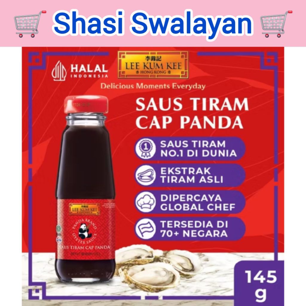 

LEE KUM KEE 145 gr - Oyster Sauce Saus Tiram Panda