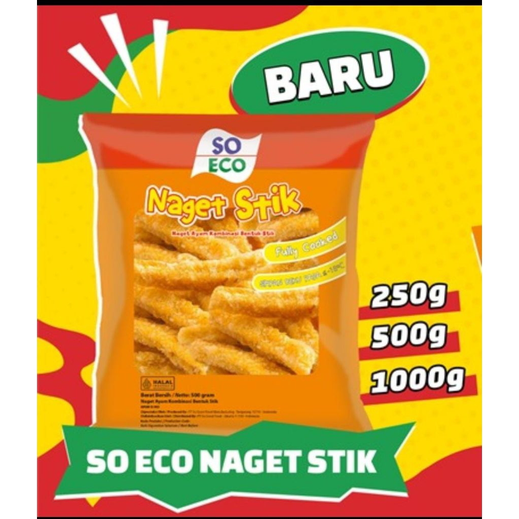 

So eco 250gr Nuget Stik Frozen food