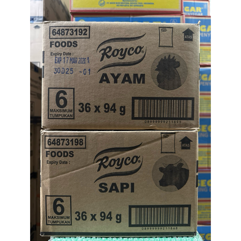 

Royco 94 gram @ 36 bungkus / 1 dus