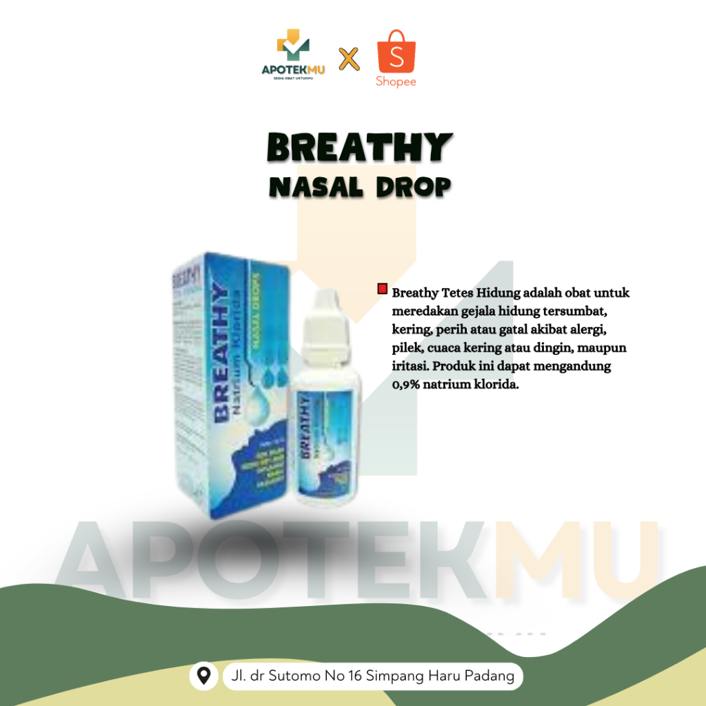 Breathy Nasal Tetes Hidung Tersumbat Pembersih