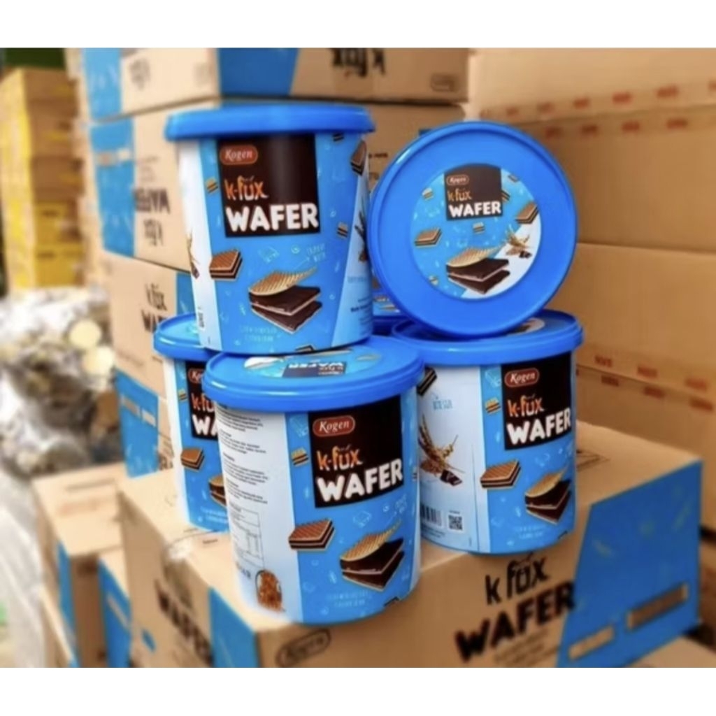 

Kogen K Fox Wafer Coklat 1 dus isi 6 Toples