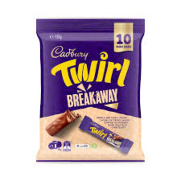 

CADBURY TWIRL BREAKAWAY 10 BARS