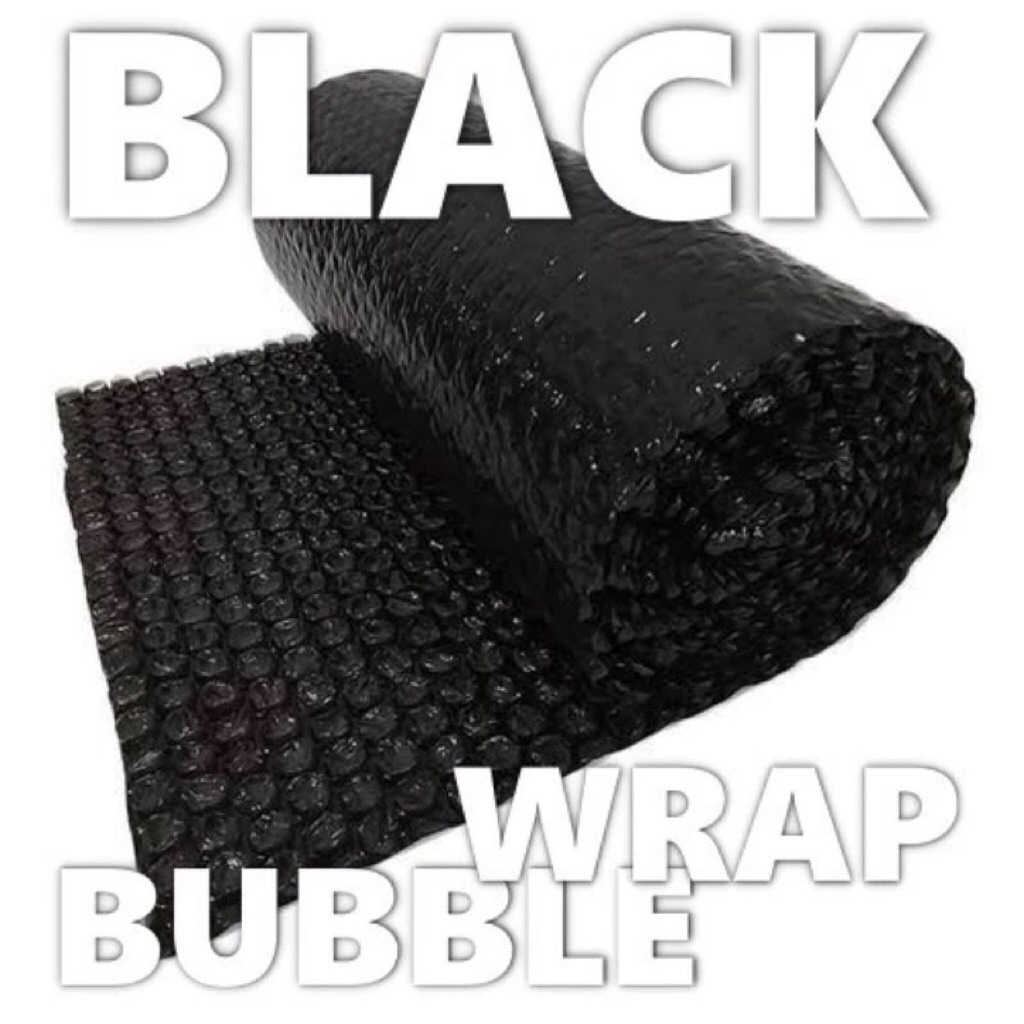 

jual bubble WRAP black + peking
