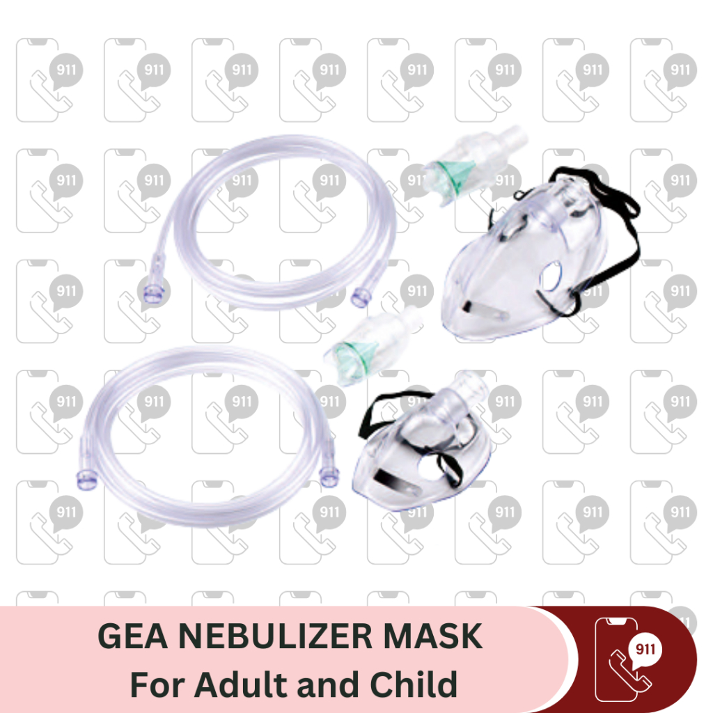 Masker Nebulizer Dewasa GEA / Nebulizer / Nebulizer Mask Adult GEA