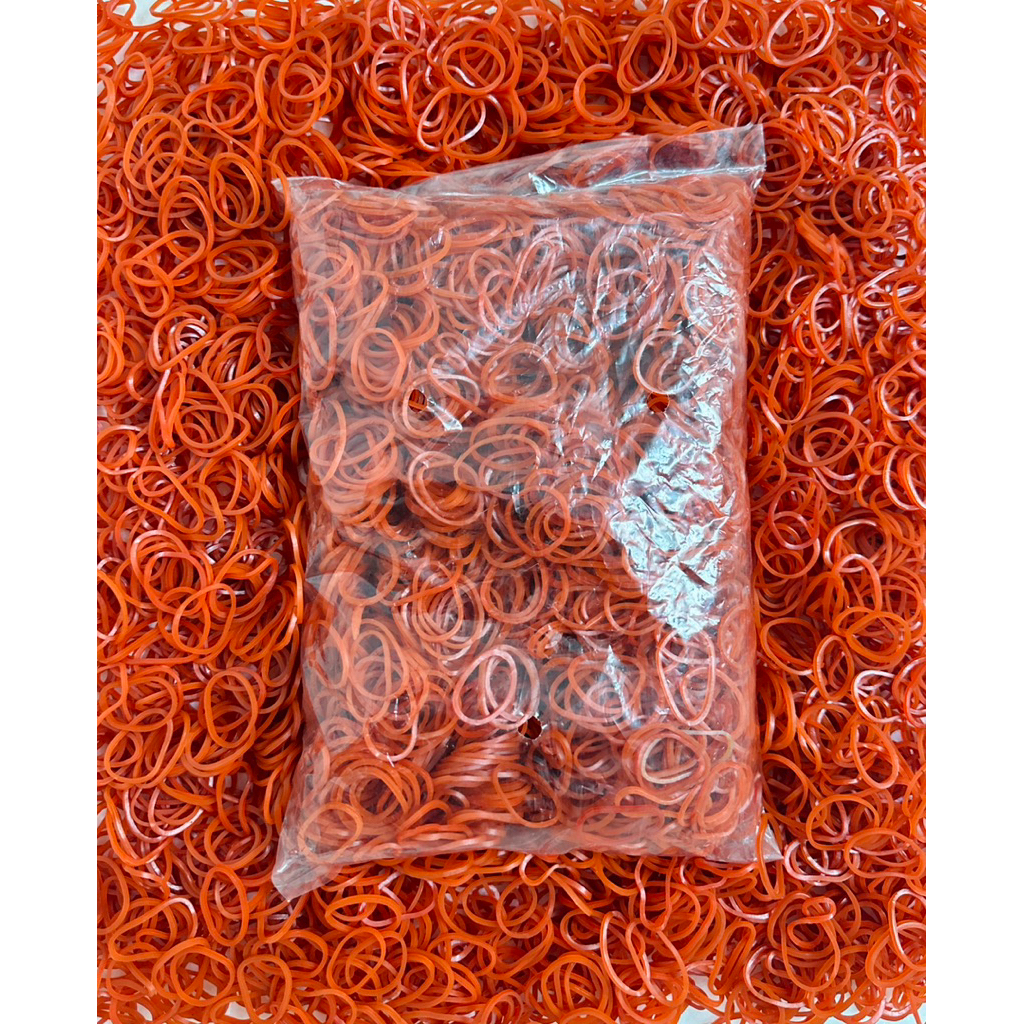 2_Zaneva - Karet Gelang Pentil Merah 500Gr Mini Karet Ikat Kecil Cincin