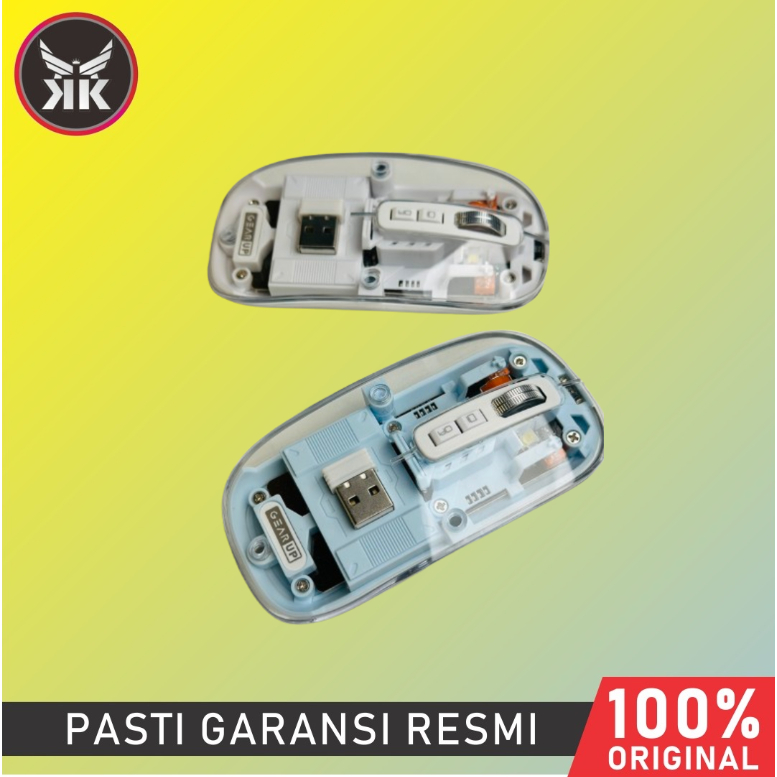 MOUSE WIRELESS TRANSPARANT TYPE C CHARGING M233