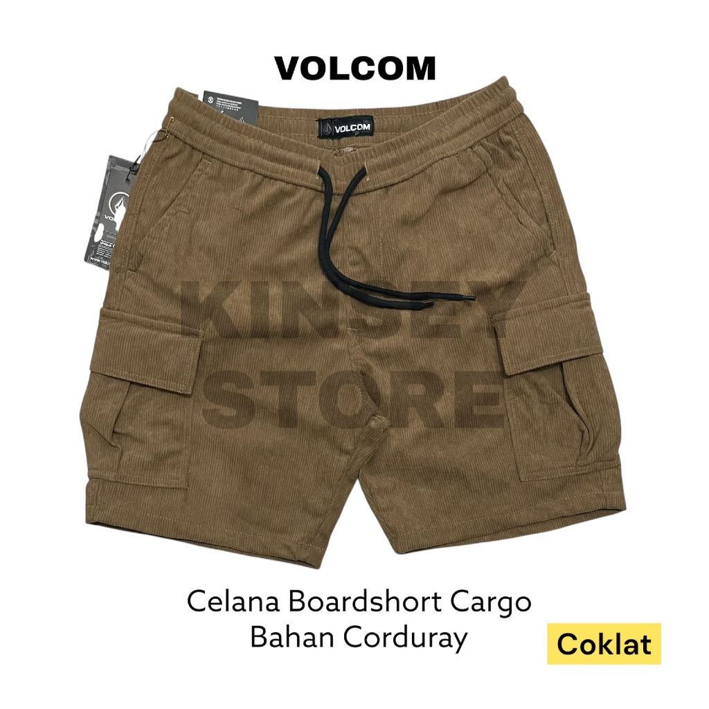 VOLCOM Boardshort Cargo Celana Pendek Pria Premium Quality