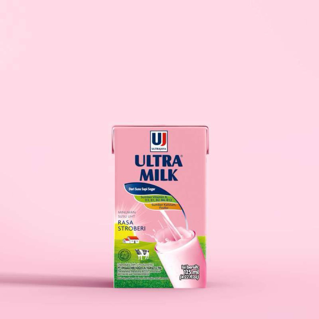 

Ultra Milk UHT Stroberi 125ml - 1 Karton (40pcs)