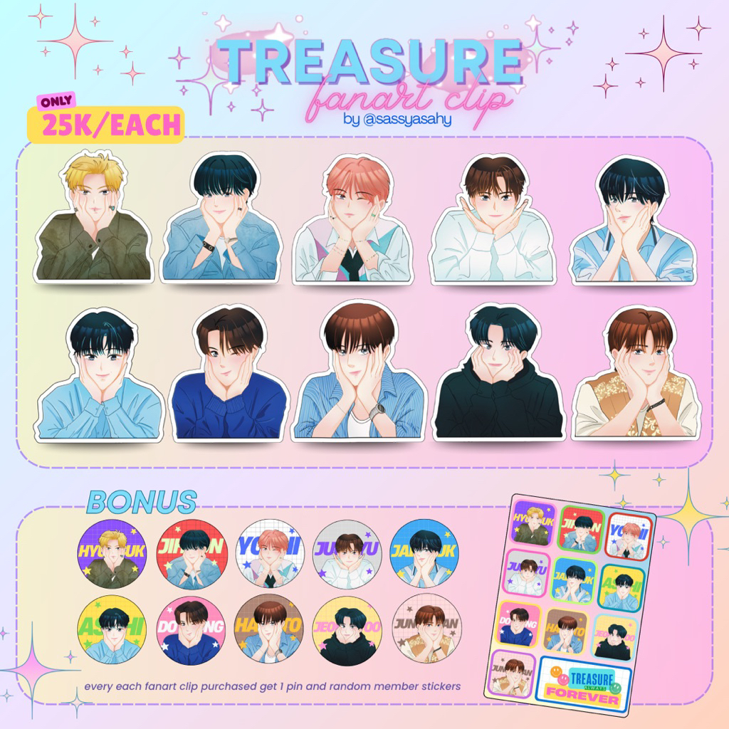 

Treasure Fanart clip