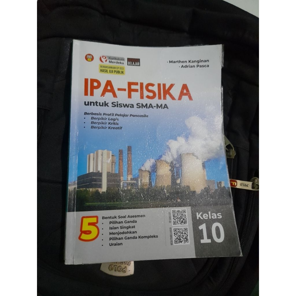 BUKU IPA - FISIKA UMUM SMA/MA KELAS X/10 KURIKULUM MERDEKA - MARTHEN KANGINAN