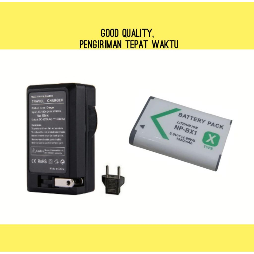 Charger & Baterai Kamera Sony HX90 90V HX80 HX60V HX50 50V - Batre Casan