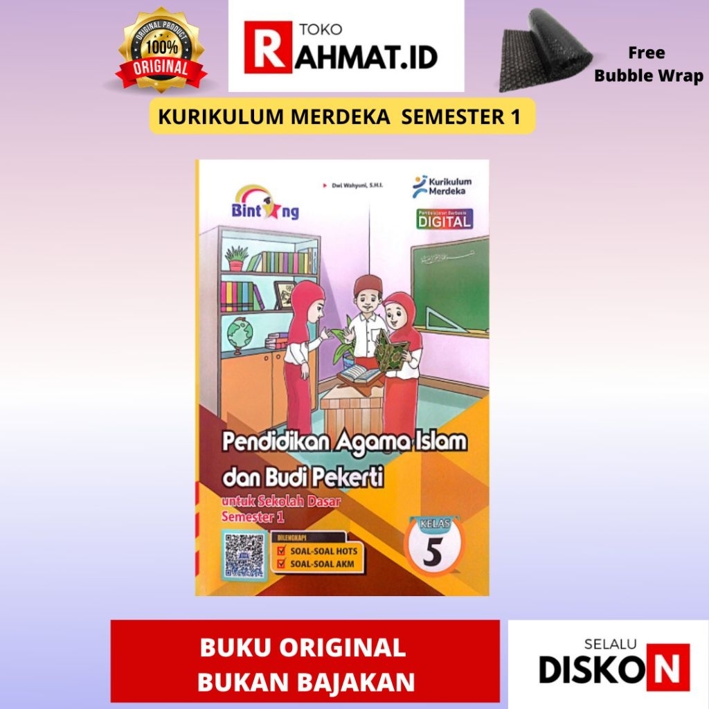BUKU PAI PENERBIT BINTANG PENDIDIKAN AGAMA ISLAM DAN BUDI PEKERTI PENERBIT BINTANG KELAS 5 SEMESTER 