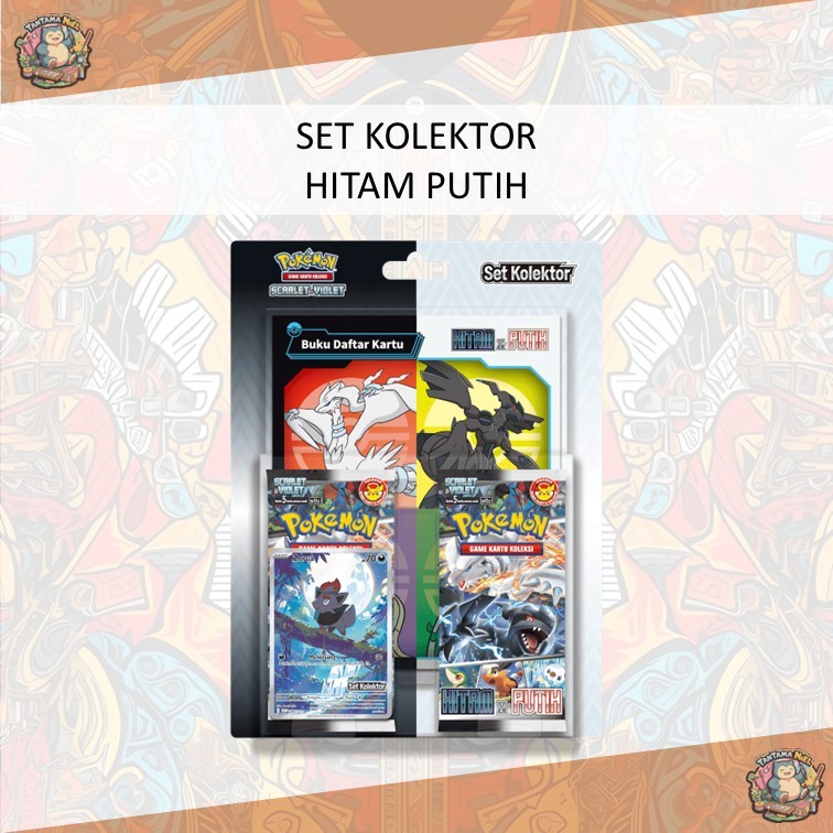 Set Kolektor Hitam Putih INDONESIA TCG POKEMON / TCG POKEMON BAHASA INDONESIA