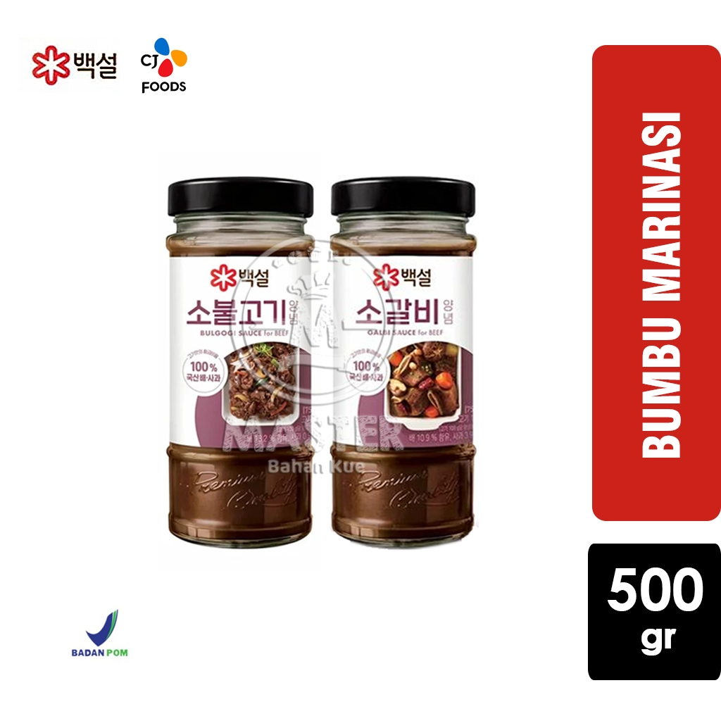 

Saus Marinasi BEKSUL Korean Sauce Marinade Rasa BEEF Bulgogi / IGA Galbi [Botol Kaca 500gr]