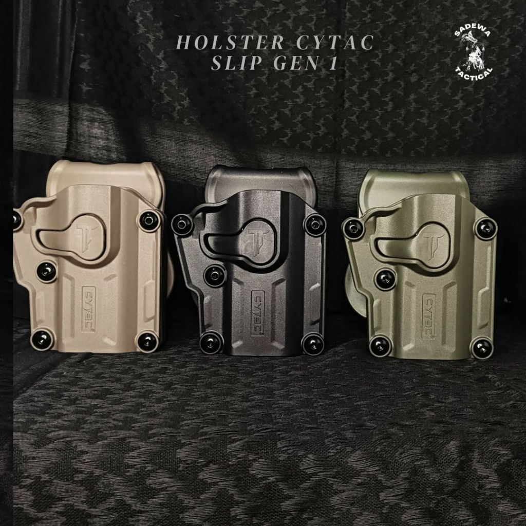 Holster cytac mega-fit holster universal Gen 1 Slip / Holster cytac pinggang Slip / Holster universa