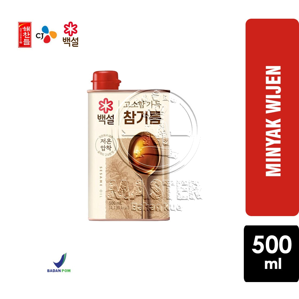 

Minyak Wijen Korea CJ Beksul Sesame Oil [Kaleng 500ml]